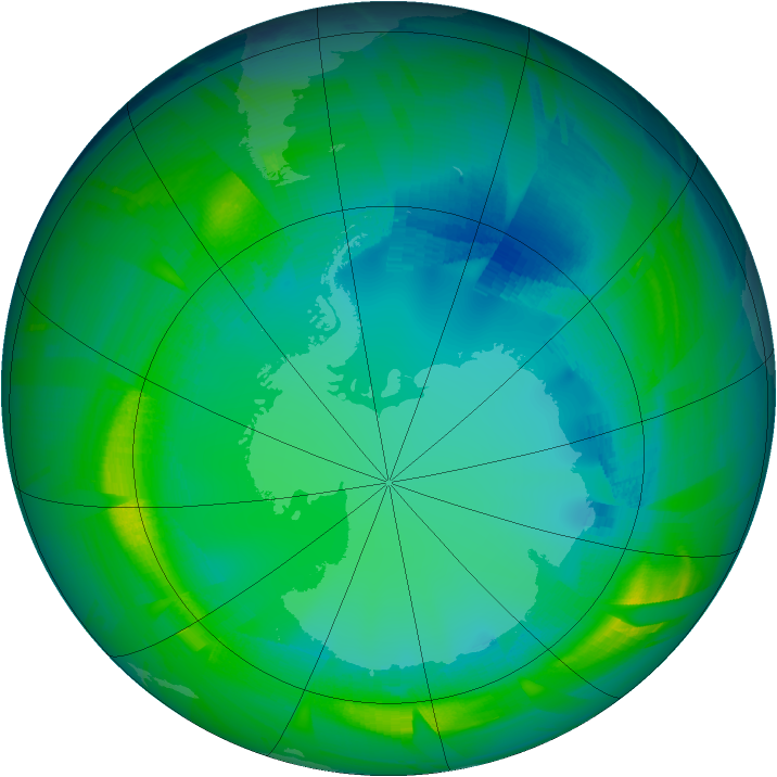 Ozone Map 2010-08-07
